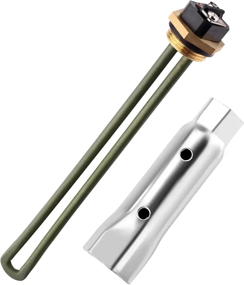 CozyCabin 520900 RV Water Heater Element Kit for Suburban SW4DE SW6DE SW6DEL SW10 SW10DE SW10PE SW12DE SW12DEL Suburban Rv Water Heater Parts, 120V 1440W, Heating Element with Wrench Socket