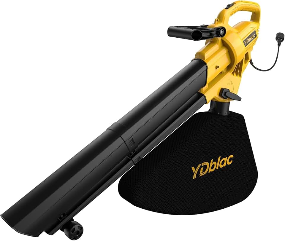 3-in-1 Corded Electric Leaf Blower Vacuum Mulcher