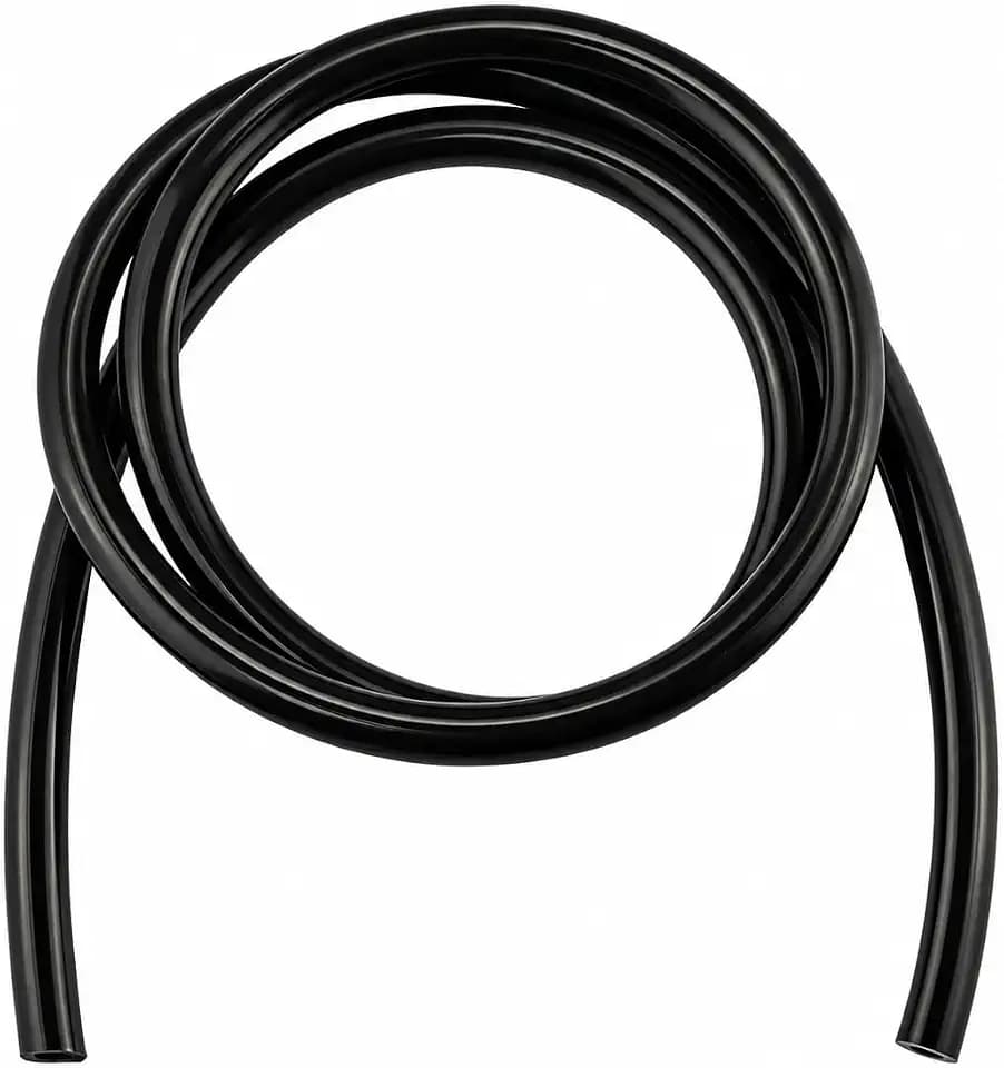Ucreative 10FT ID 5/16" (8mm) OD 0.551" (14mm) Silicone Vacuum Hose Black