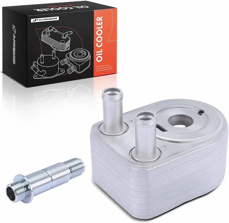 A-Premium Engine Oil Cooler Compatible with Ford, Lincoln