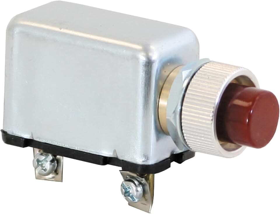 Buyers Products BL10 Dump Body Up Indicator Buzzer Light, 12V, 0.2A, LED Indicator, 70 dB Audible Alarm, Red Lens, Screw Terminal, Visual & Auditory Warning for Trucks and Equipment