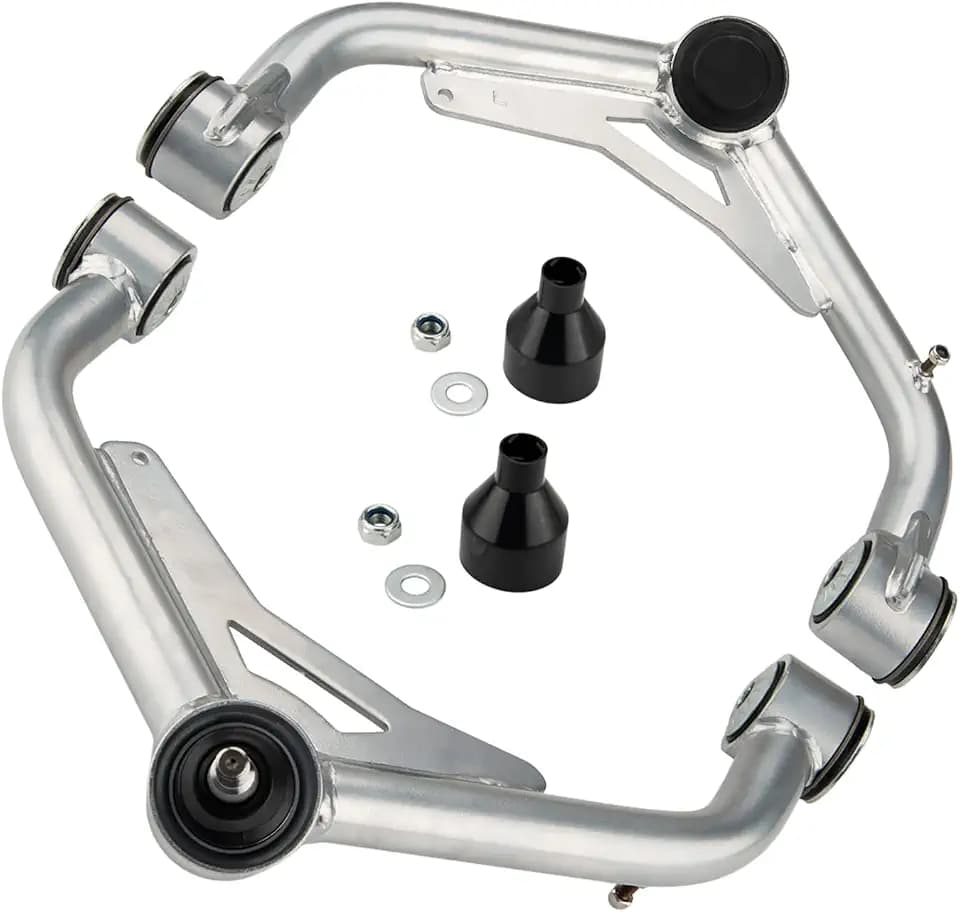 KAC Front Upper Control Arms Upper Suspension Kit 2-4" Lift for 2001-2010 Silverado 2500 HD Sierra 2500 HD, 2001-2006 Silverado 3500, 1999-2004 Silverado 2500