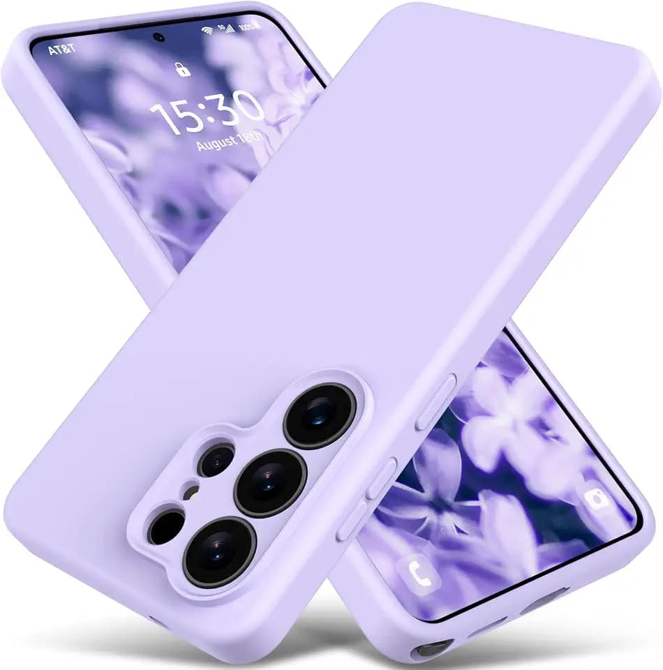 Varikke for Samsung Galaxy S26 Ultra Case Liquid Silicone Thin, LilacPurple