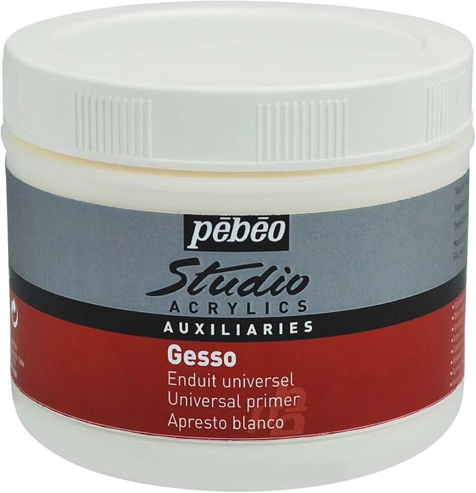 Pebeo APGS5 Studio Gesso Grundierung, 500 ml