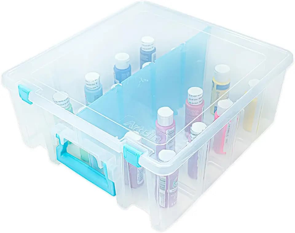 ArtBin Super Satchel Double Deep, 8-Compartment Craft Box