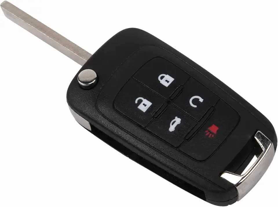 GM Genuine Parts 13585206 Folding Door Lock and Ignition Lock Key with Transmitter