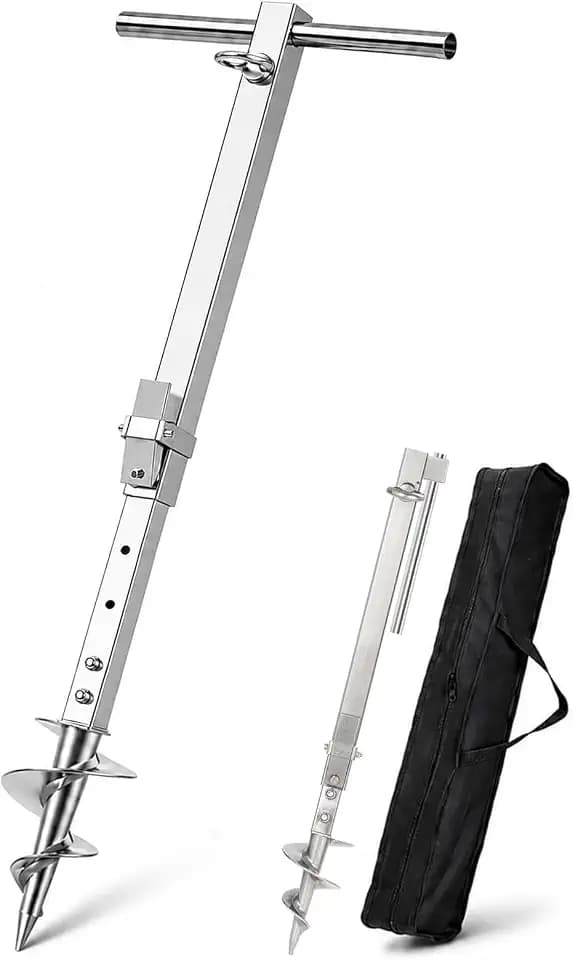 Sand Anchor for Boat, Adjustable 29.5-44.5in Shallow Water Anchor