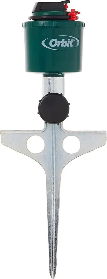 Orbit Gear Drive Sprinkler with Spike Base, Adjustable Coverage - 56565