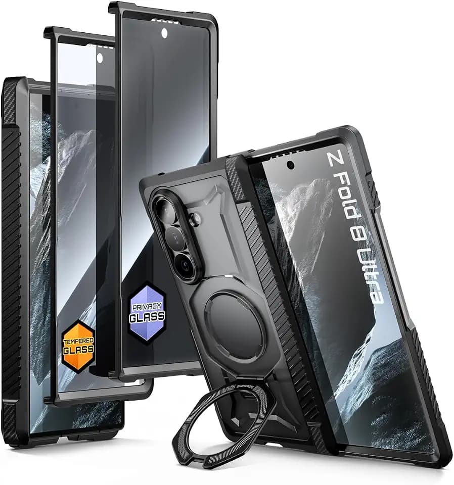 SUPCASE for Galaxy Z Fold 8 Ultra Case, Glass & Privacy Screen Protectors