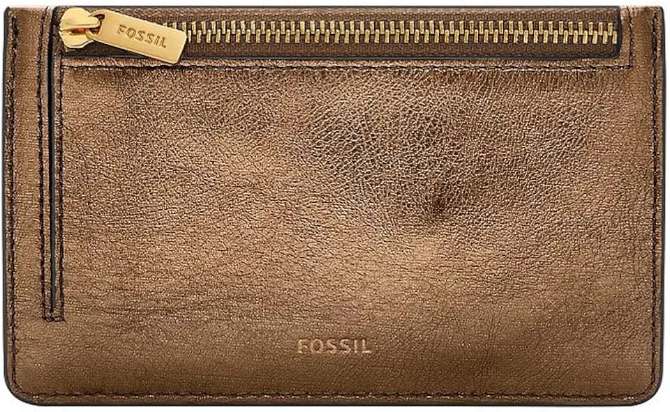 Fossil Damen-Kartenetui Brieftasche Logan aus Leder