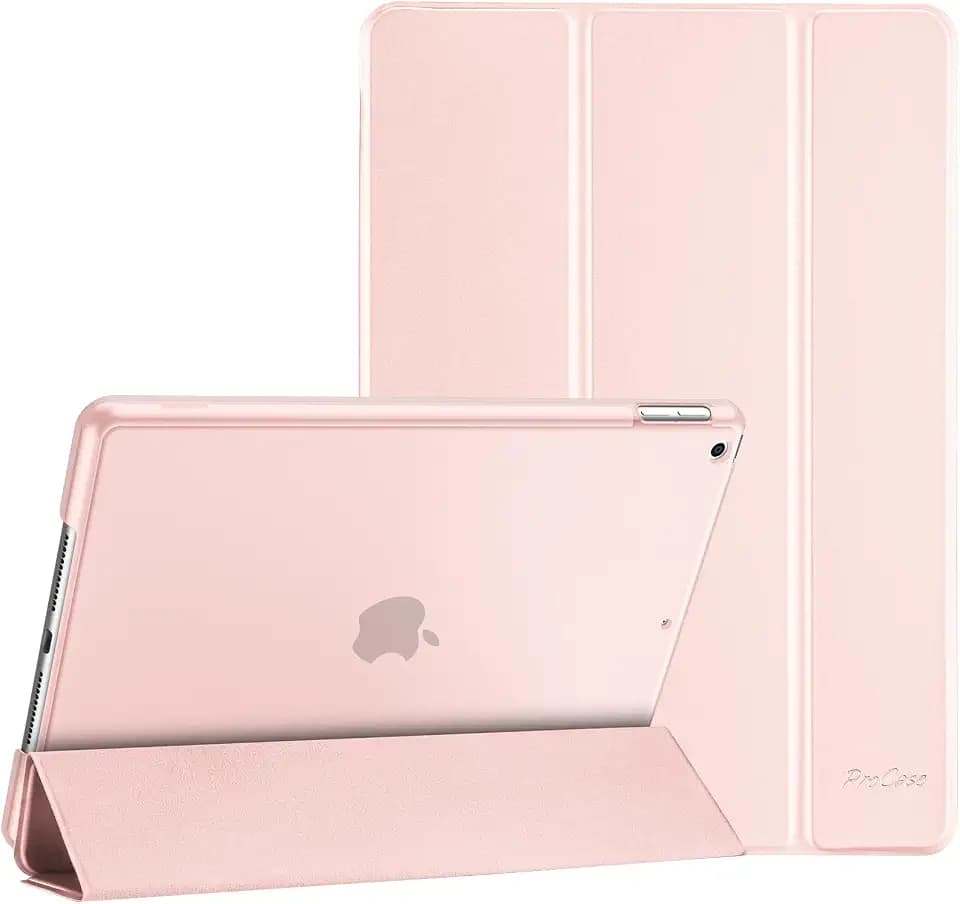 ProCase for iPad 9th/ 8th/ 7th Generation Case 10.2 Inch, Lightpink