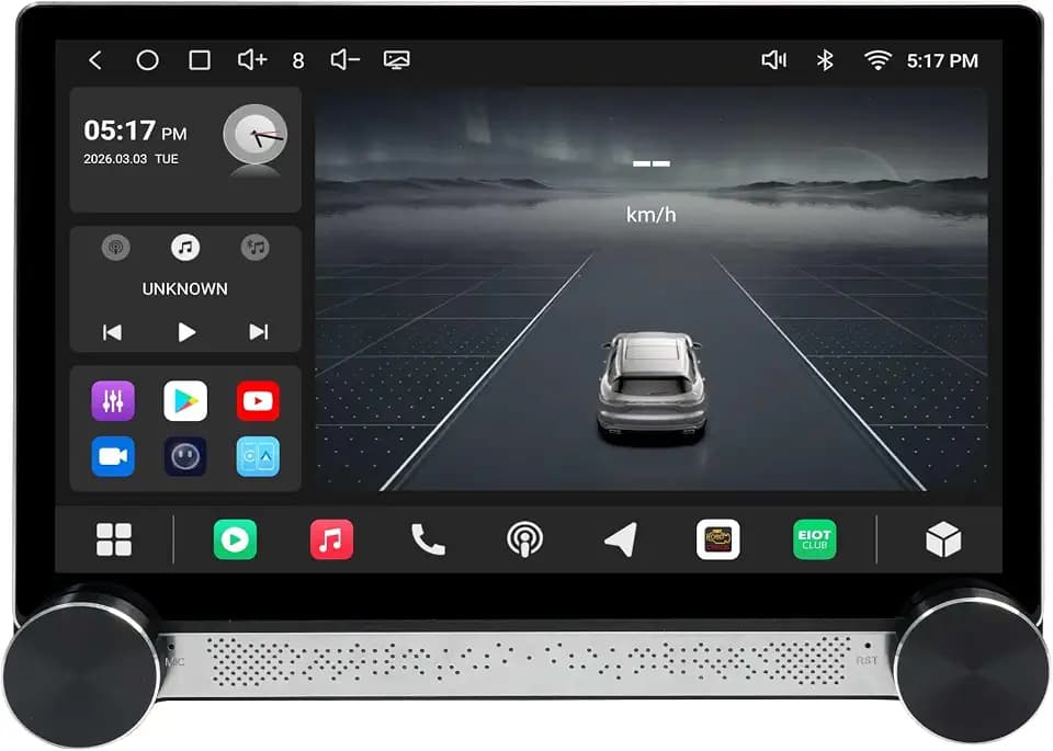 ATOTO S8 Gen4 7'' 2K QLED Android Double DIN Car Stereo with Dual Knobs, 4G LTE, Wireless CarPlay & Android Auto, ChatGPT-Powered AI, DSP Hi-Fi, 4V Pre-Out, Optical/Coaxial Out, GPS Tracking