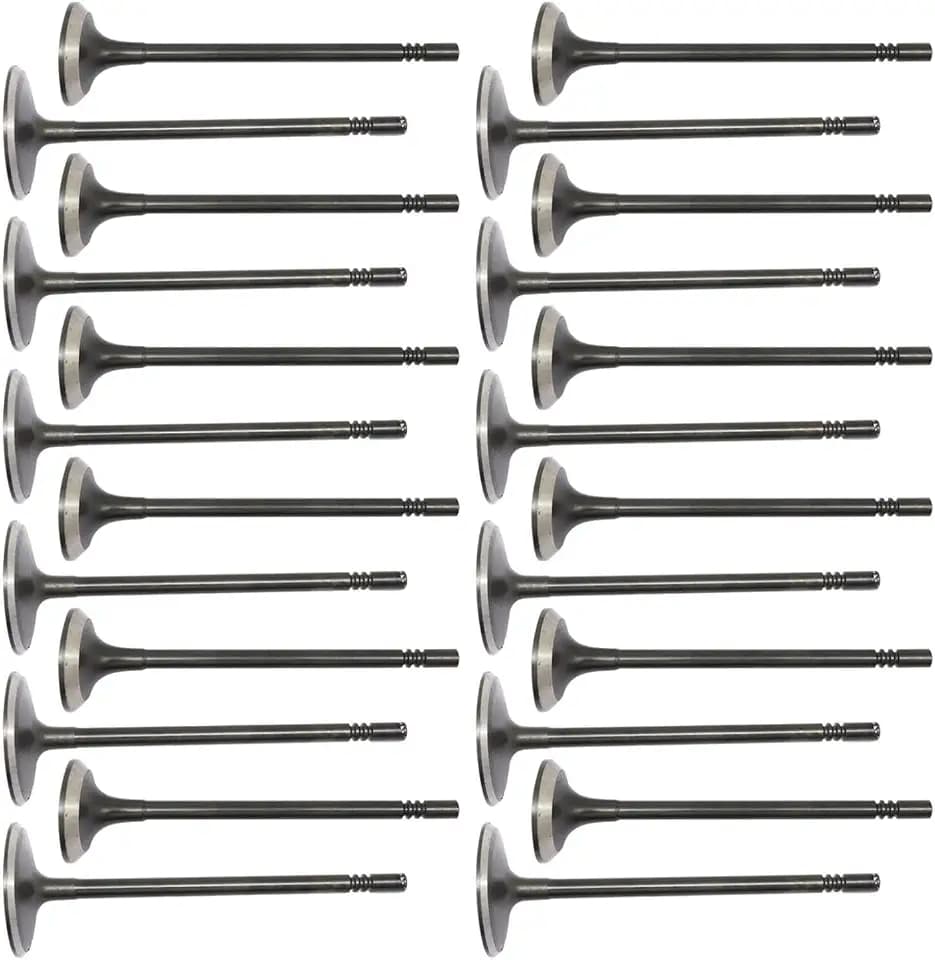 NLQR 24Pcs Intake Exhaust Engine Valves Kit Stainless Steel Fit for Chrysler, Fit for Dodge Grand Caravan, Fit for Jeep 3.6L 2011-2019 Replace 5184127AC 5184128AE V3263 V3264