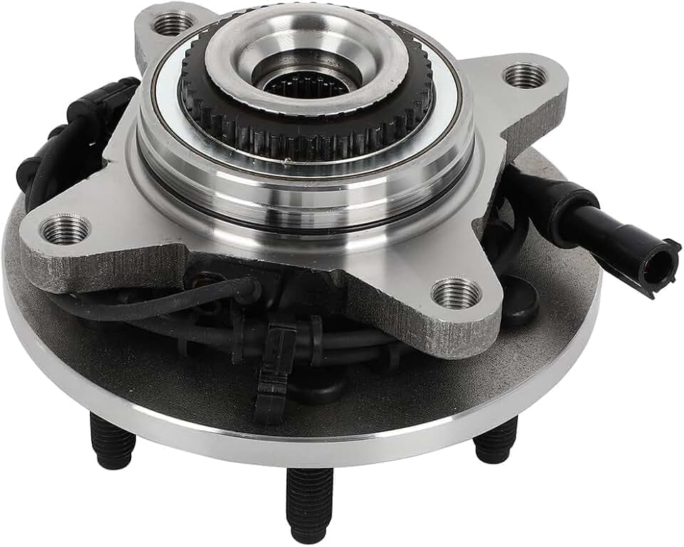 SCITOO 1 pc Front Wheel Bearing and Hub Assembly 6-Lug 4WD 515043 w/ABS