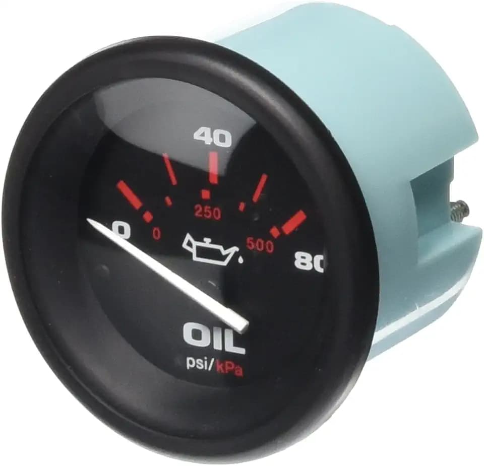 Sierra 57903P Amega 80 PSI Oil Pressure Gauge Kit