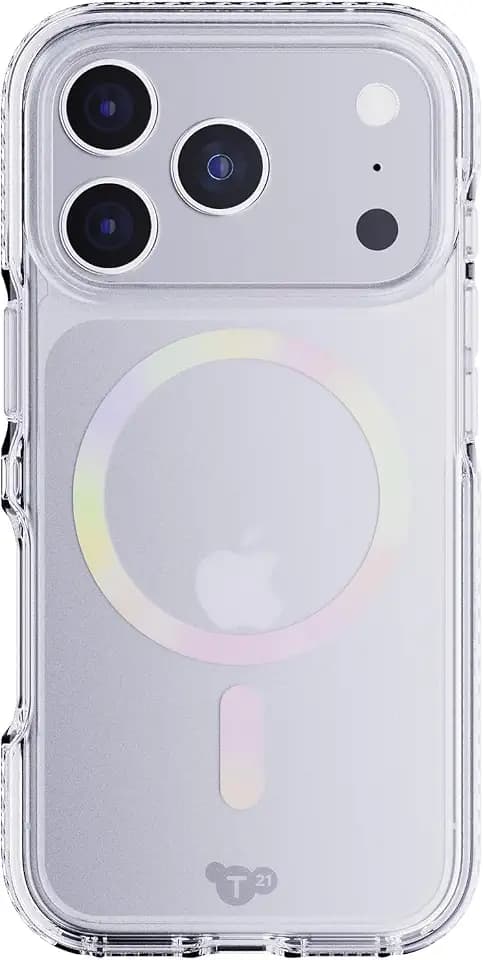 Tech21 EvoCrystal with MagSafe for Apple iPhone 17 Pro Iridescent