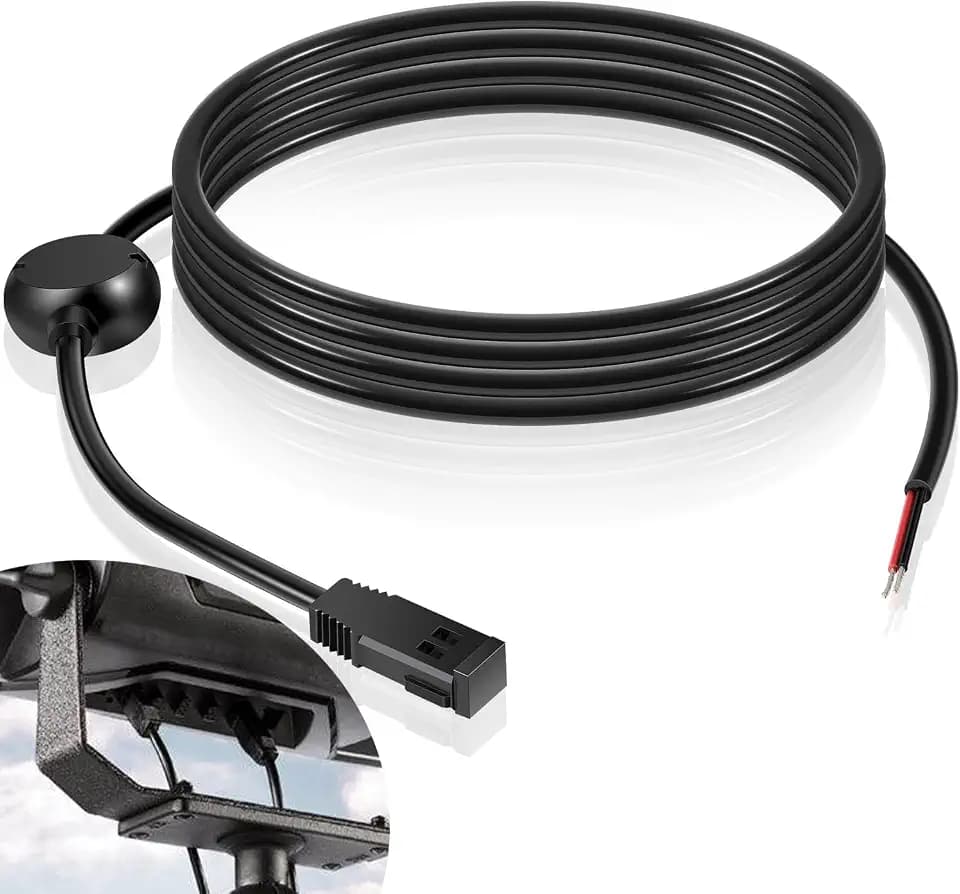 Power Cord for Humminbird PC11 Filtered Power Cable 720057-1 for All Helix 8/9/10/12/15, 800/900/1100 Series, 797, 798 (6 Feet)