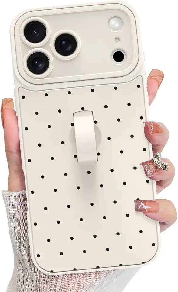 KANGHAR Compatible with iPhone 17 Pro Max Case 2025 Spot -White