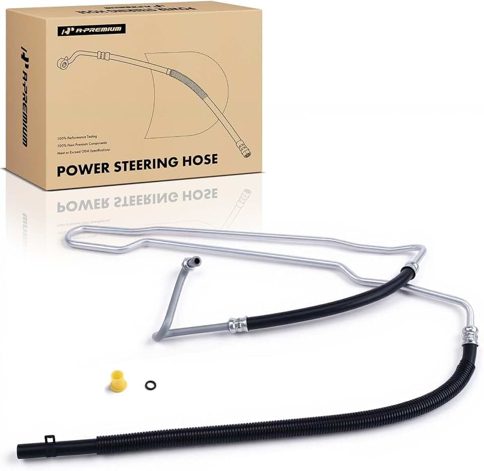 A-Premium Power Steering Return Hose Line Assembly, Cooler Tube