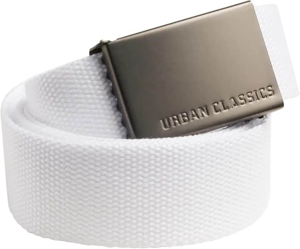 Urban Classics Canvas Struktur Belt Unisex Gürtel schwarz