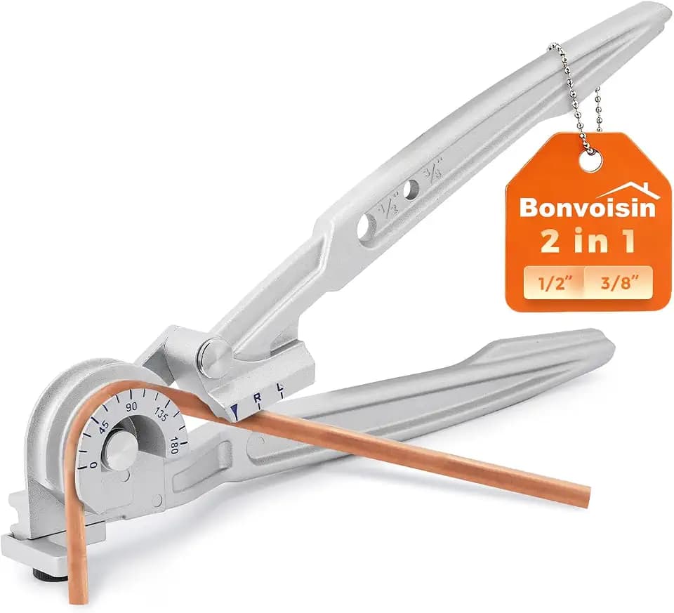 Bonvoisin Rohrbiegegerät Manuelle 3/8" 1/2" für Kupfer Aluminium