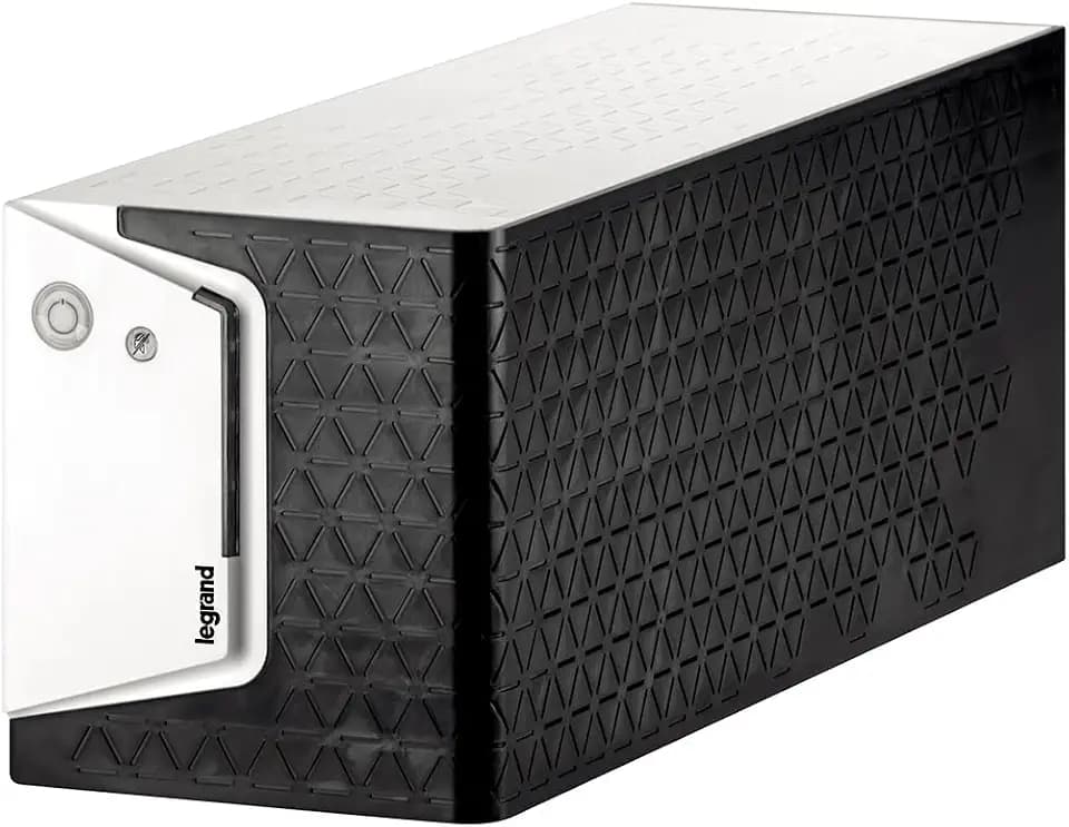 Legrand 310185 Wechselrichter Keor SP Line Interactive mit 1 Steckdose 2P + T, 1 Iec-Steckdose, Laufzeit 5 bis 30 Minuten, 800 VA, 480 W, Schwarz/Weiß
