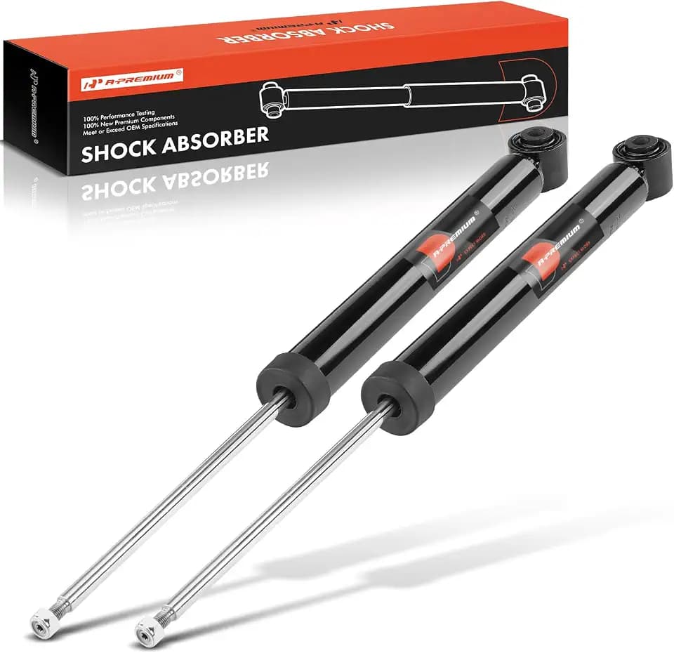 A-Premium Rear Shock Absorbers, Set of 2 - Compatible with BMW