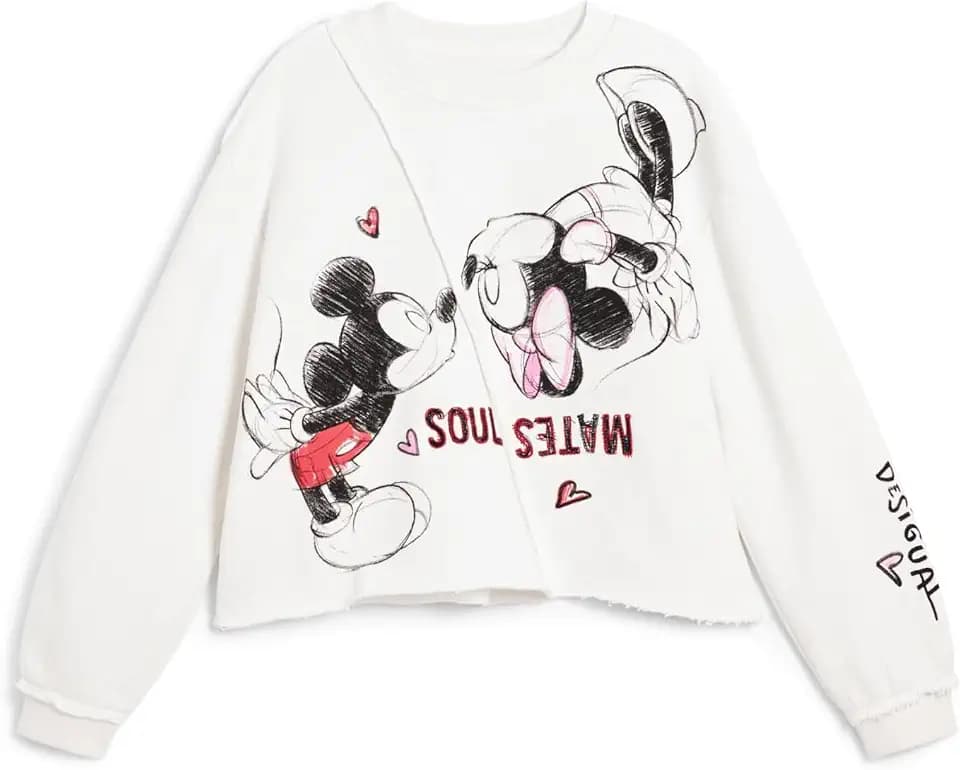 Desigual Mädchen Sweat_kissss_Mickey Sweatshirt