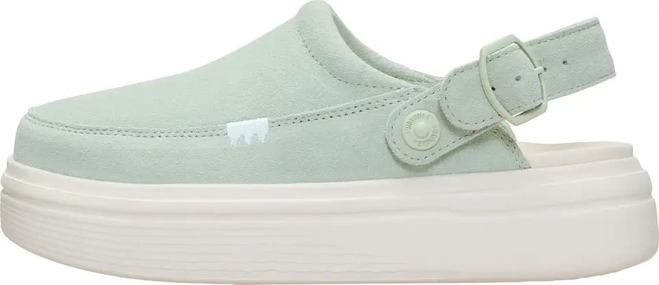 HEYDUDE Women's Austin Lift Clog Platform Mule | Suede Upper