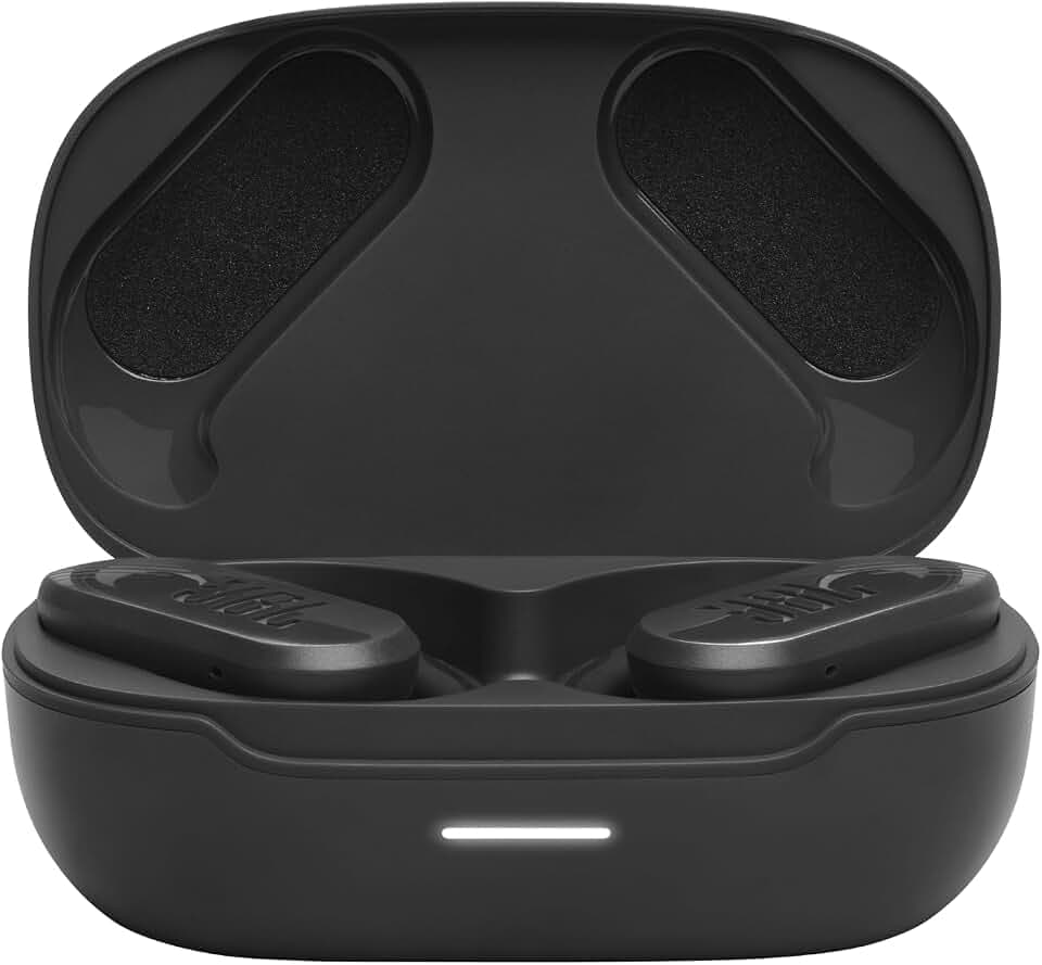 JBL Endurance Peak 3 – Kabellose aktive Ohrhörer mit IP68-Wasserschutz und bis zu 50 Stunden Akkulaufzeit – Schwarz