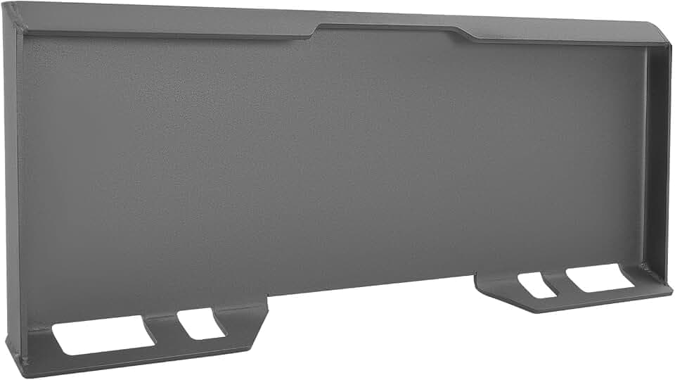 VEVOR 3/8 in Skid Steer Mount Plate, Universal Quick Attach Mount Plate, Easy to Bolt, 7000lbs Load Capacity, Heavy Duty Steel Loader Plates Compatible with Kubota Bobcat Skid Steers & Tractors