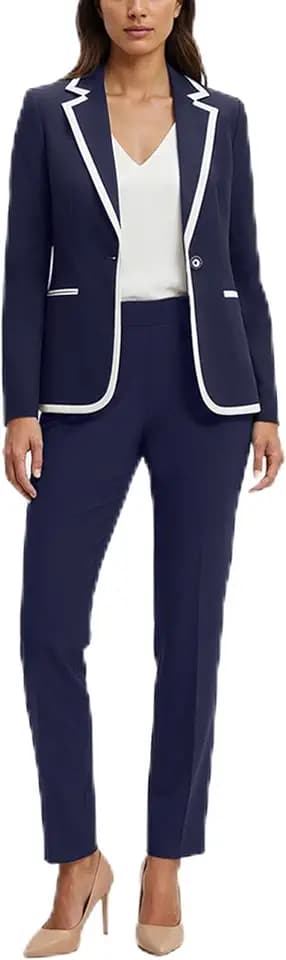 Le Suit Women's Jacket/Pant Suit