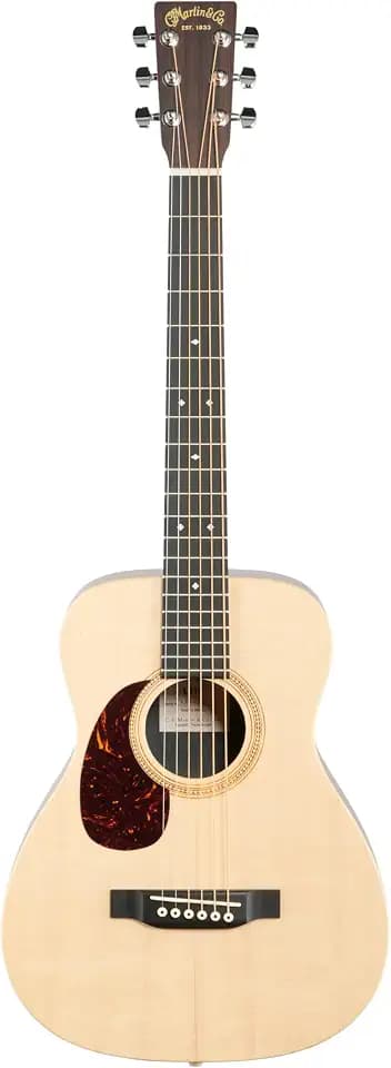 Little Martin LX1RE Acoustic-Electric Guitar with Gig Bag, Sitka Spruce and Rosewood Pattern HPL Construction, Modified 0-14 Fret, Modified Low Oval Neck Shape
