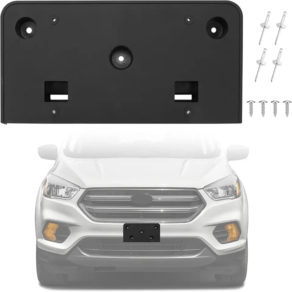 Front License Plate Bracket Compatible with Ford Escape 2017 2018 2019
