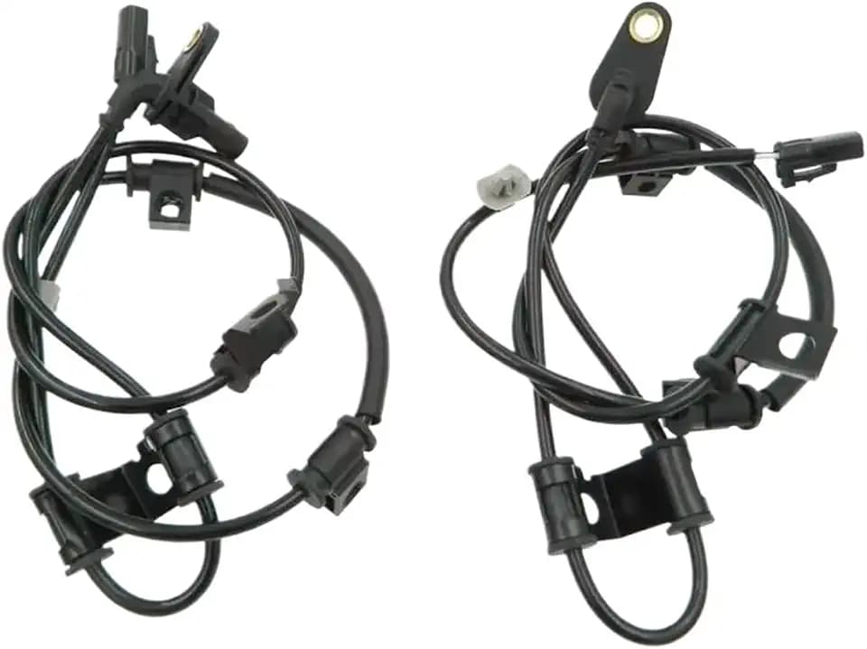 Set of 2 Front (Left+Right) ABS Wheel Speed Sensors, Fit for 2007-2012 Hyundai Elantra, Replaces OEM 59810-2L300, 59830-2L300, 10193