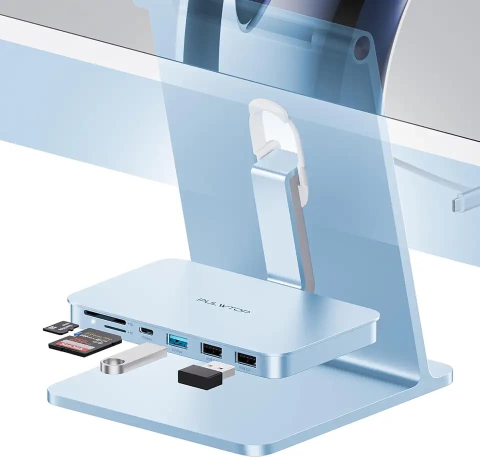 iMac Accessories for iMac 2021/2023/2024,USB C Hub for iMac for M1/M3/M4