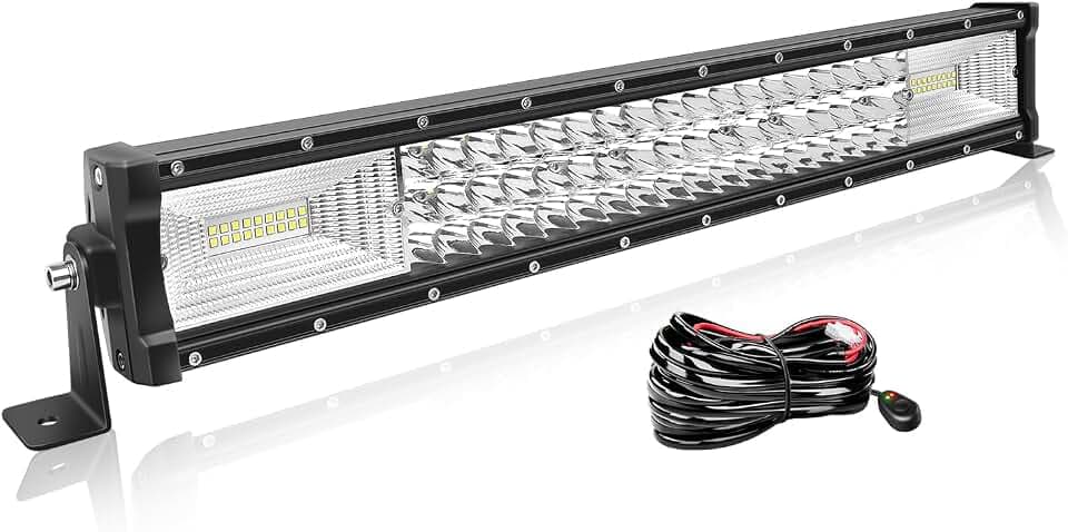 Willpower Led Lichtleiste Balken Gebogen 12V 24V 22" für Auto Offroad