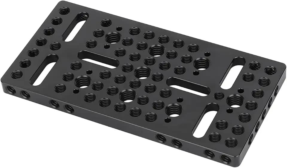 CAMVATE Multi-Purpose Mounting Cheese Plate with Anti-Twist Pins Hole-3642