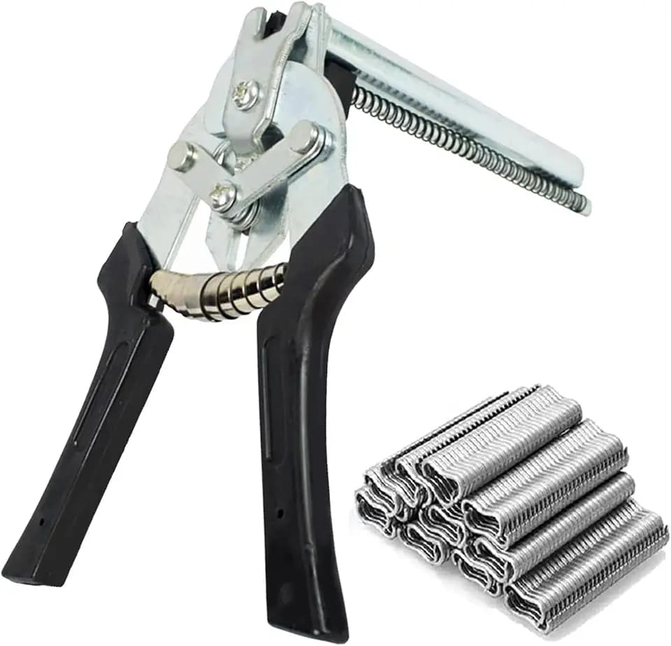 Type M Nail Ring Pliers for fencing & 1200Pcs Galvanized Nails