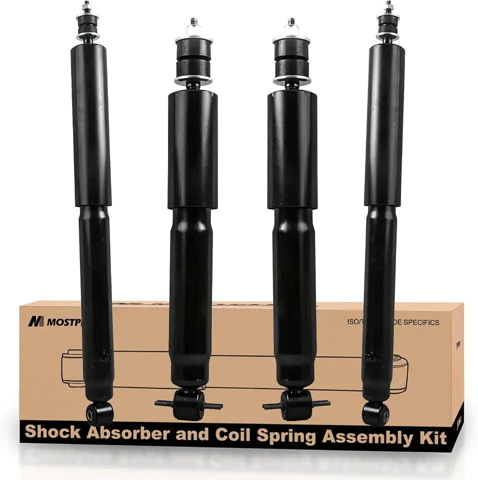 MOSTPLUS Front and Rear Complete Strut Assemblies Shocks Absorbers Compatible for 1998-2003 Ford F-150 Replace 344367 344374 (Set of 4)
