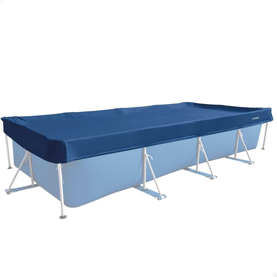 INTEX Poolabdeckung rechteckig für Pools 450x220 cm Ganzjahresplane (28080)