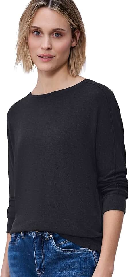 Damen Shirt im Melange-Look