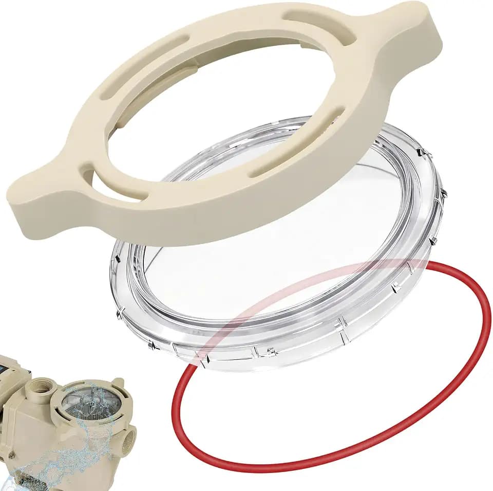 350090 Cam and Ramp Clamp, 350091 Lid Replacement for SuperFlo and SuperMax Underground Pool/spa Pumps