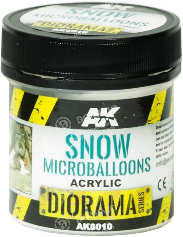 (AK8010) - AK Interactive - Snow Microballoons 100ml.