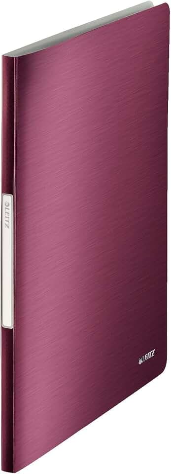Leitz Sichtbuch Style Sichtbuch Style, A4, PP, 40 Hüllen, granatrot, 39590028