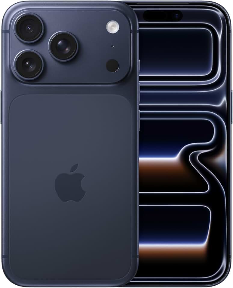 Apple iPhone 17 Pro 256 GB: 6,3" Display mit ProMotion bis zu 120 Hz, A19 Pro Chip, bahnbrechende Batterielaufzeit, Pro Fusion Kamera-System mit Center Stage Frontkamera; Tiefblau