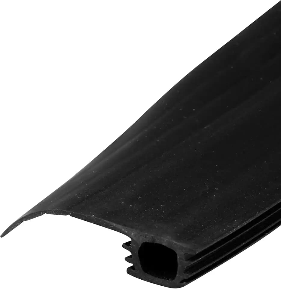 Prime-Line B 716 7/8 in. to 1-1/2 in. x 7 ft. Black Vinyl Sliding Screen Door Weatherstrip (Single Pack)