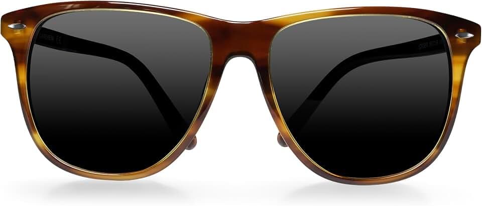 Carlheim Herren Men's Dark Lens Uv400 Axel Sunglasses Sunglasses (1er Pack)
