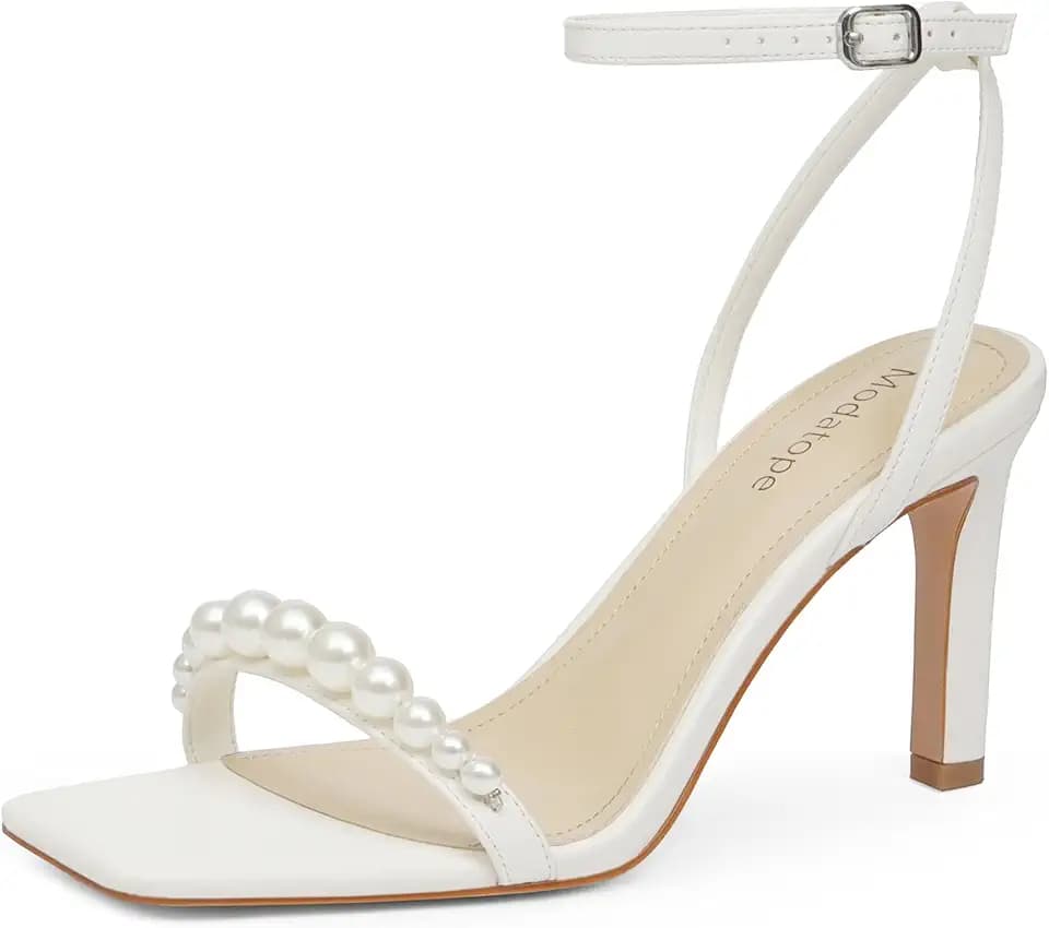 Womens Heels Open Toe Strappy High Heels Ankle Strap Heeled Sandals