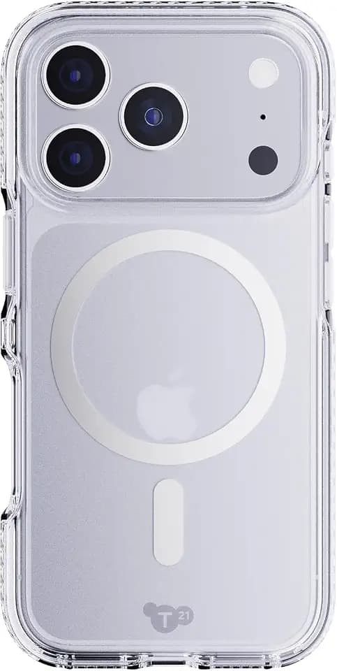 Tech21 EvoCrystal with MagSafe for Apple iPhone 17 Pro Metallic Silver